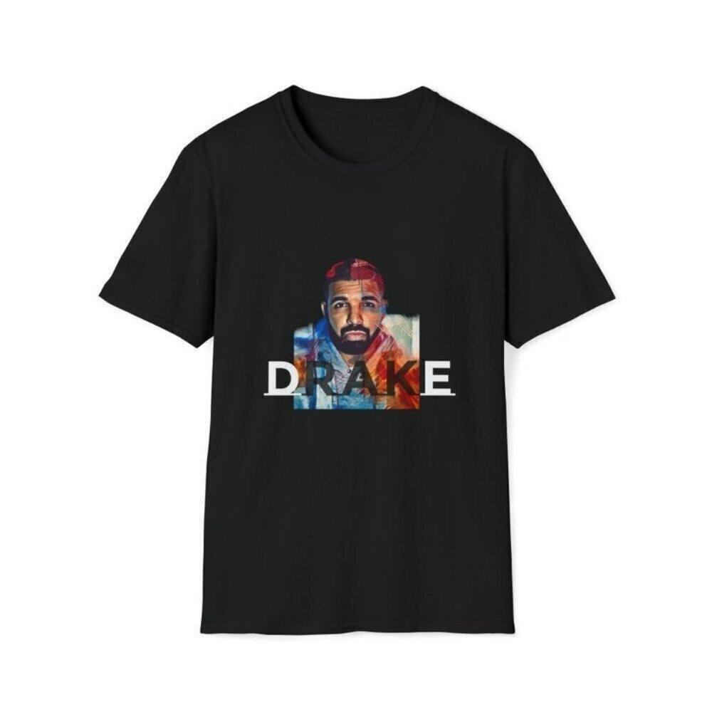 Drake Floral Graphic Rap Pop Streetwear Casual Music Fan Style T Shirt